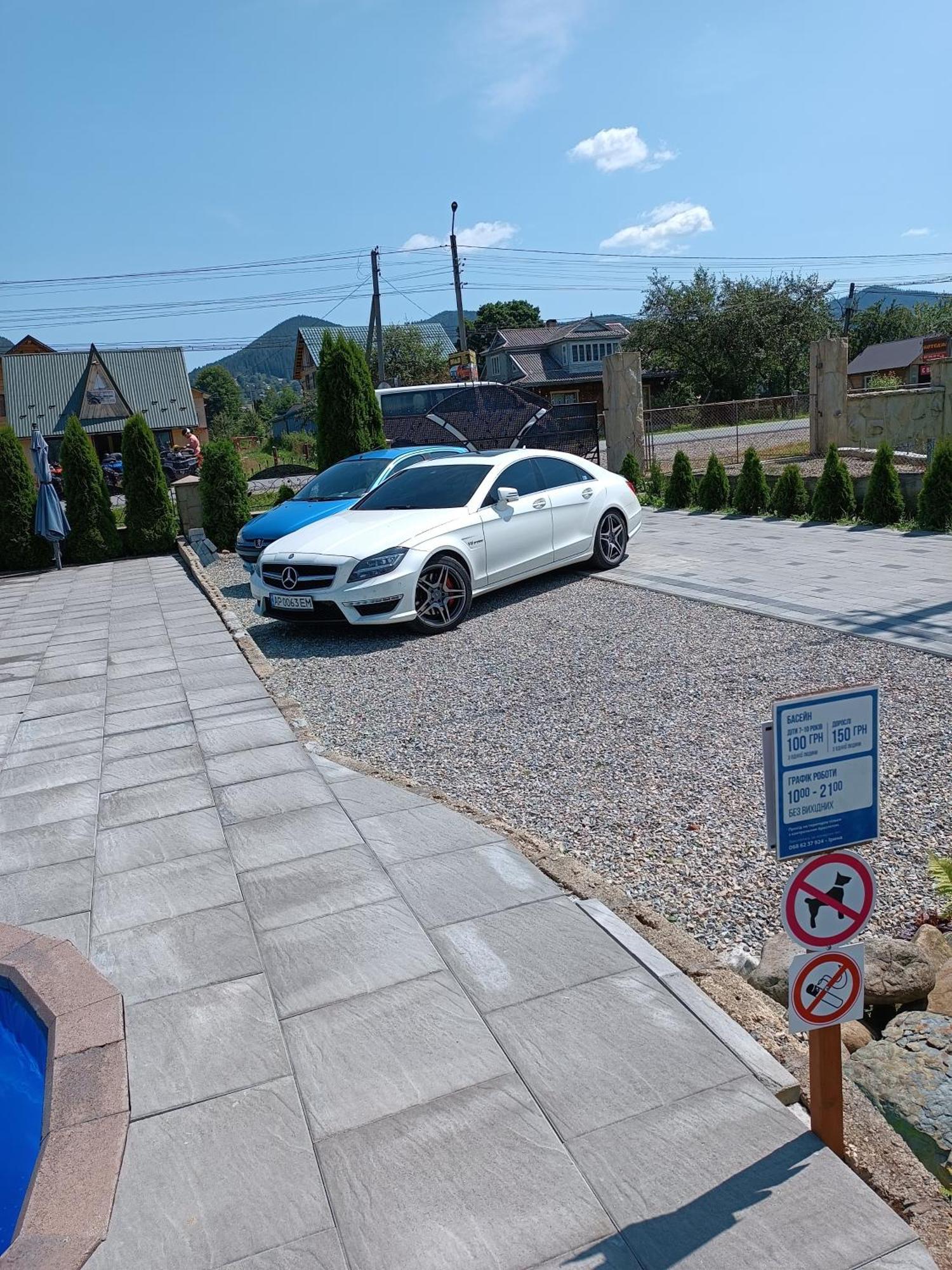 янчар з басейном Holiday home Mykulychyn